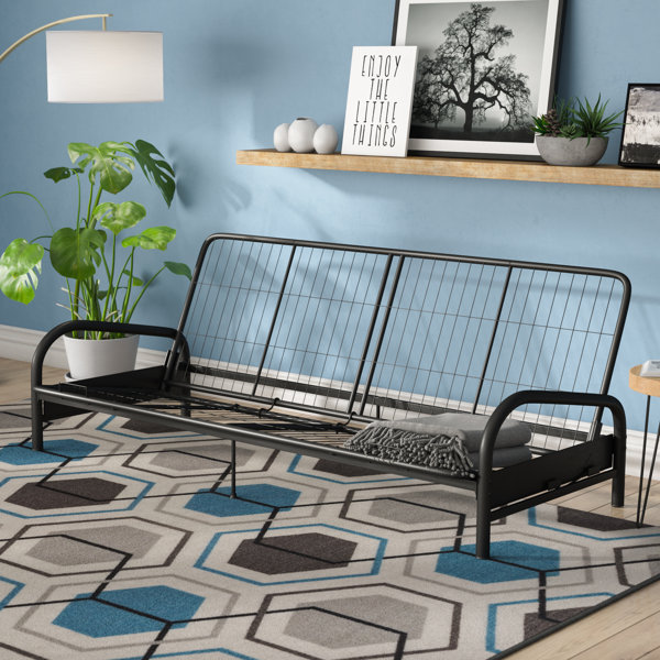 Wade Logan® Full 76.5'' Wide Futon Frame & Reviews | Wayfair